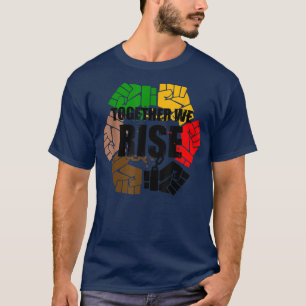 Samen verhogen we de eerste Afrikaanse Amerikaanse T-shirt