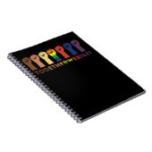 Samen verhogen we de gelijkheid van vrouwen en man notitieboek (Rechterzijde)