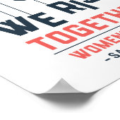 Samen verhogen we het Poster (Hoek)