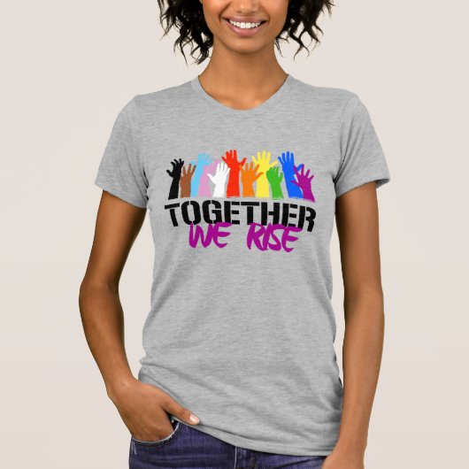 Samen verhogen we t-shirt (Voorkant)