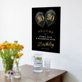 Samen Verjaardagsfeest Welkom Bord Folie Print (Laag (Keuken))