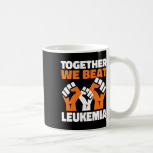 Samen verslaan we Leukemie Bloedkankerbewustzijn Koffiemok