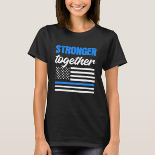 samen versterken van de politiële wetshandhaving t-shirt