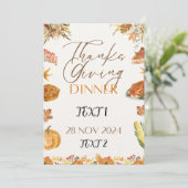 Samen vieren feestdagenkaart (Staand voorkant)