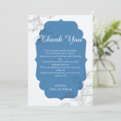 Samen Voor Altijd Bedankkaart (Staand voorkant)