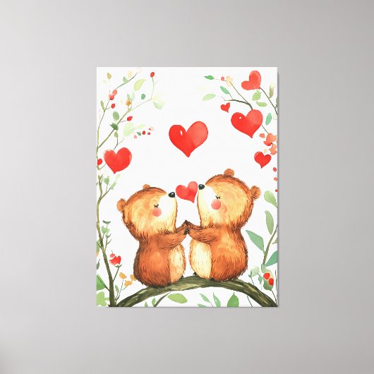 Samen Voor Altijd Canvas Afdruk (Voorkant)