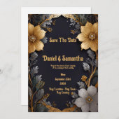 Samen voor altijd: een viering van de gouden liefd kaart (Voorkant / Achterkant)