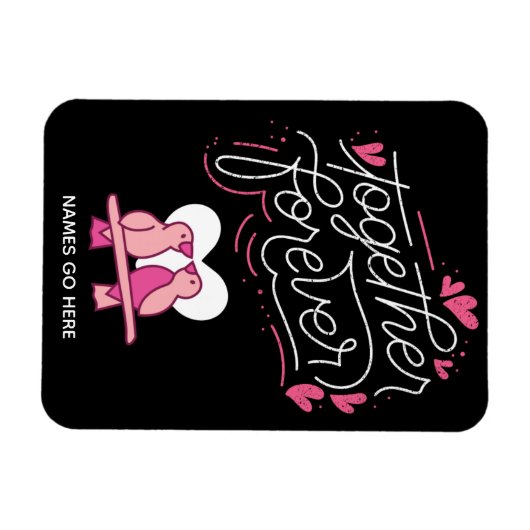 Samen voor altijd Flexibele Foto Magnet Magneet (Horizontaal)