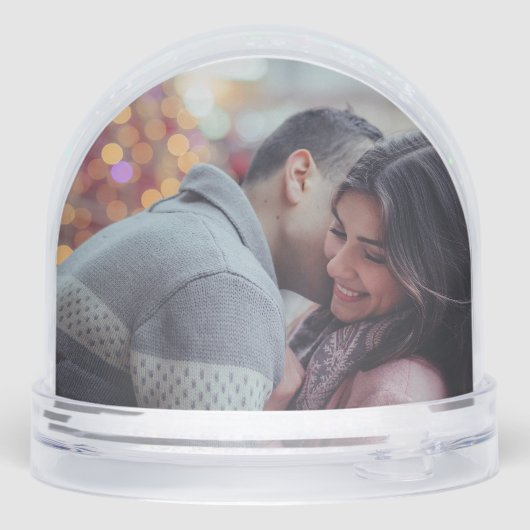 Samen voor altijd gebonden door liefde Tijdloos ge Sneeuwbol (Achterkant)