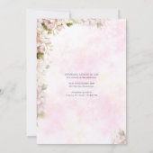 Samen voor altijd gebonden ringen waterverf bruilo kaart (Achterkant)