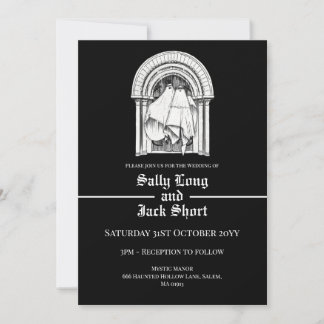 Samen voor altijd geesten bruiloft uitnodiging