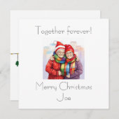 Samen voor altijd gepersonaliseerde Kaart (Voorkant / Achterkant)