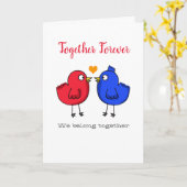 samen voor altijd kaart (Gele Bloem)