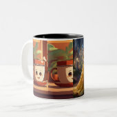 Samen voor altijd: Koppel koffie Mok set (Voorkant links)