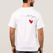 Samen voor altijd: Koppels' bijpassende sweatshirt (Achterkant)