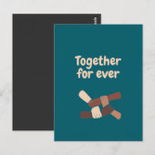 Samen voor altijd - levenscitaten briefkaart (Voorkant / Achterkant)