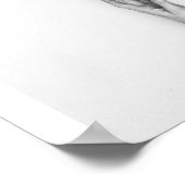 Samen Voor Altijd Minimalistische Handlijn Kunstpo Poster (Hoek)