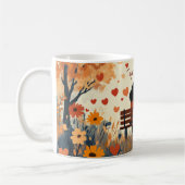 Samen voor altijd romantisch Jubileum en bruiloft Koffiemok (Links)