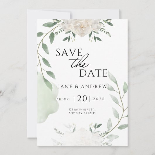 Samen Voor Altijd  Save The Date (Voorkant)