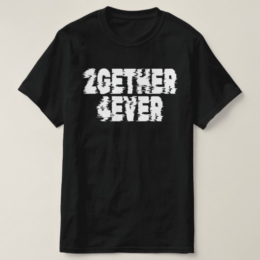 samen voor altijd t-shirt (Design voorkant)