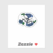 Samen voor altijd - tot de dood ons doet sticker (Vel)