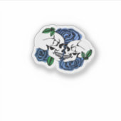 Samen voor altijd - tot de dood ons doet sticker (Voorkant)