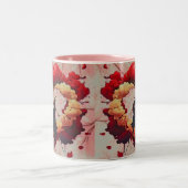 samen voor altijd tweekleurige koffiemok (Center)