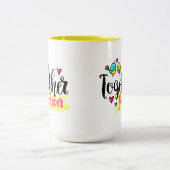 Samen Voor Altijd Tweekleurige Koffiemok (Center)