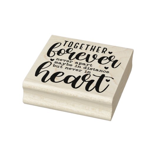 Samen Voor Altijd Typografie Rubberstempel (Stempel)