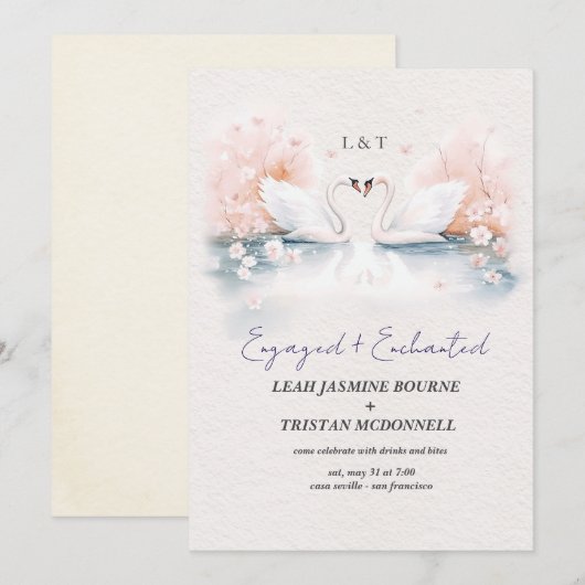 Samen Voor Altijd Uitnodiging (Voorkant / Achterkant)