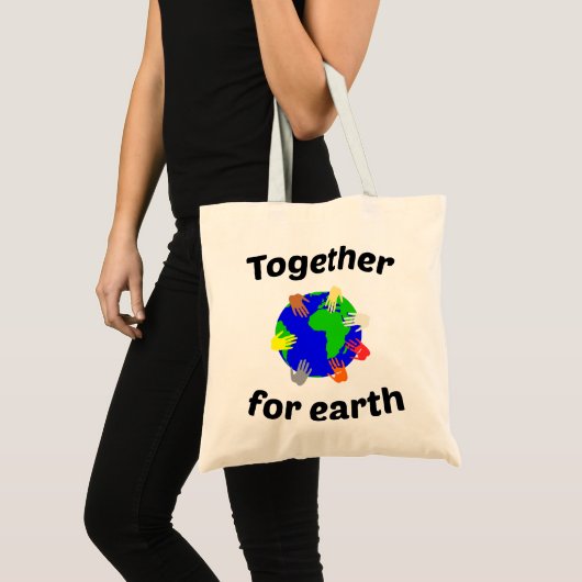 samen voor de aarde tote bag (Voorkant (product))
