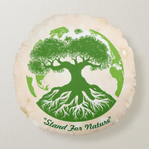 "Samen Voor de Natuur" Rond Kussen