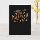 Samen voor Kwanzaa Kaart (Gele Bloem)