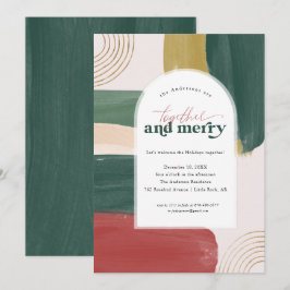 Samen & Vrolijk | Modern Kerstfeest Kaart