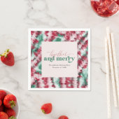 Samen & Vrolijk | Moderne Kerst Tie-Dye Servet (Insitu)