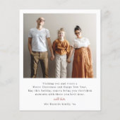 Samen vrolijker Boog Foto Budget Kerstmis (Achterkant)