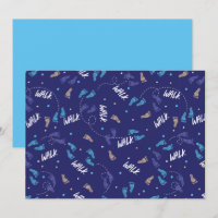 Samen wandelen: Avontuurlijke voetafdruk Silhouet