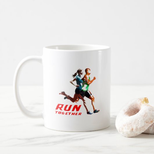 Samen werken | Klassieke Mok #11 (Met donut)