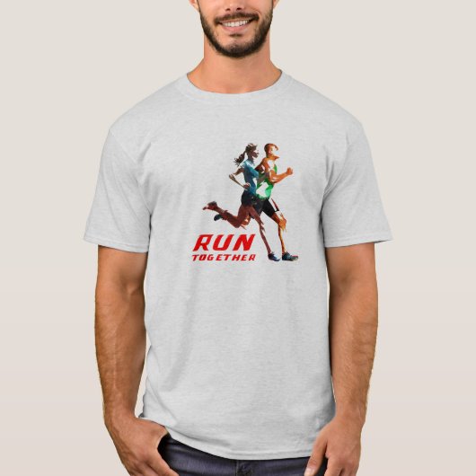 Samen werken | MANNEN T-shirt (Voorkant)