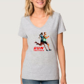 Samen werken | Vuurnek T-Shirt voor vrouwen (Voorkant)