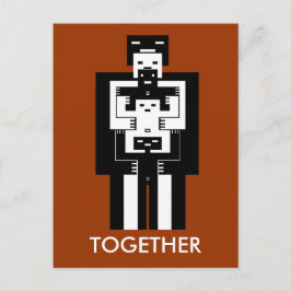 Samen zal liefde ons doormaken briefkaart