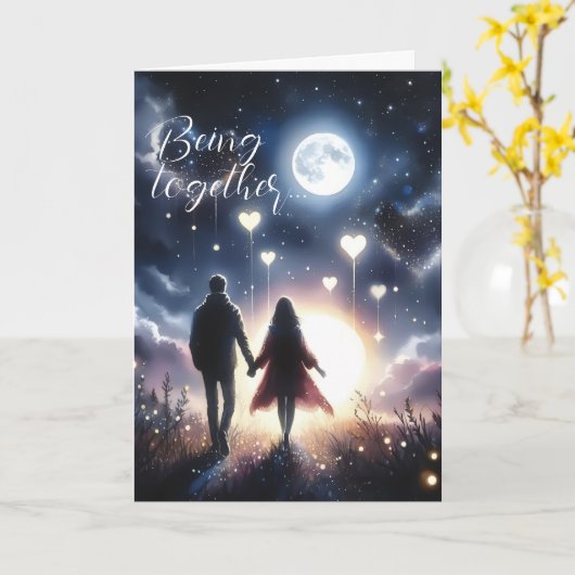 Samen zijn kaart (Gele Bloem)