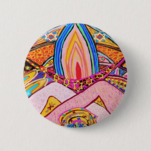 Samen zijn ronde button 5,7 cm (Voorkant)