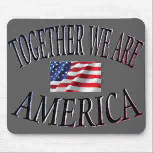 Samen zijn we Amerika Muismat