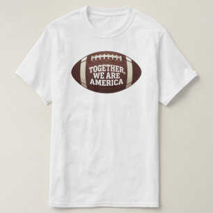 samen zijn we amerika patriottisch t-shirt