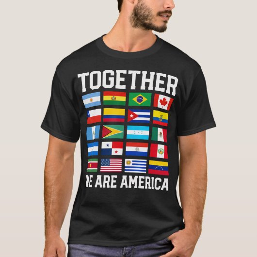 Samen zijn we Amerika T-shirt (Voorkant)