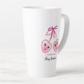 SAMEN ZIJN WE CHERRY GEWELDIG LATTE MOK (Rechterhoek)