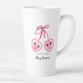 SAMEN ZIJN WE CHERRY GEWELDIG LATTE MOK