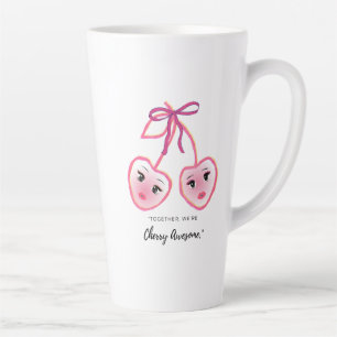 SAMEN ZIJN WE CHERRY GEWELDIG LATTE MOK