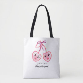 SAMEN ZIJN WE CHERRY GEWELDIG TOTE BAG